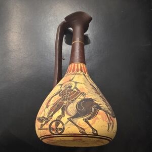 Vintage Greek Style Ceramic Vase